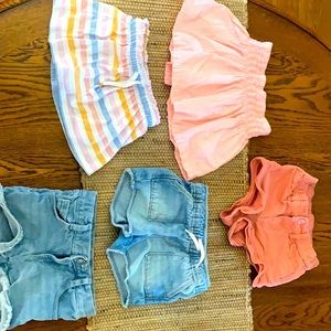 Toddler Girl Short & Skirt lot